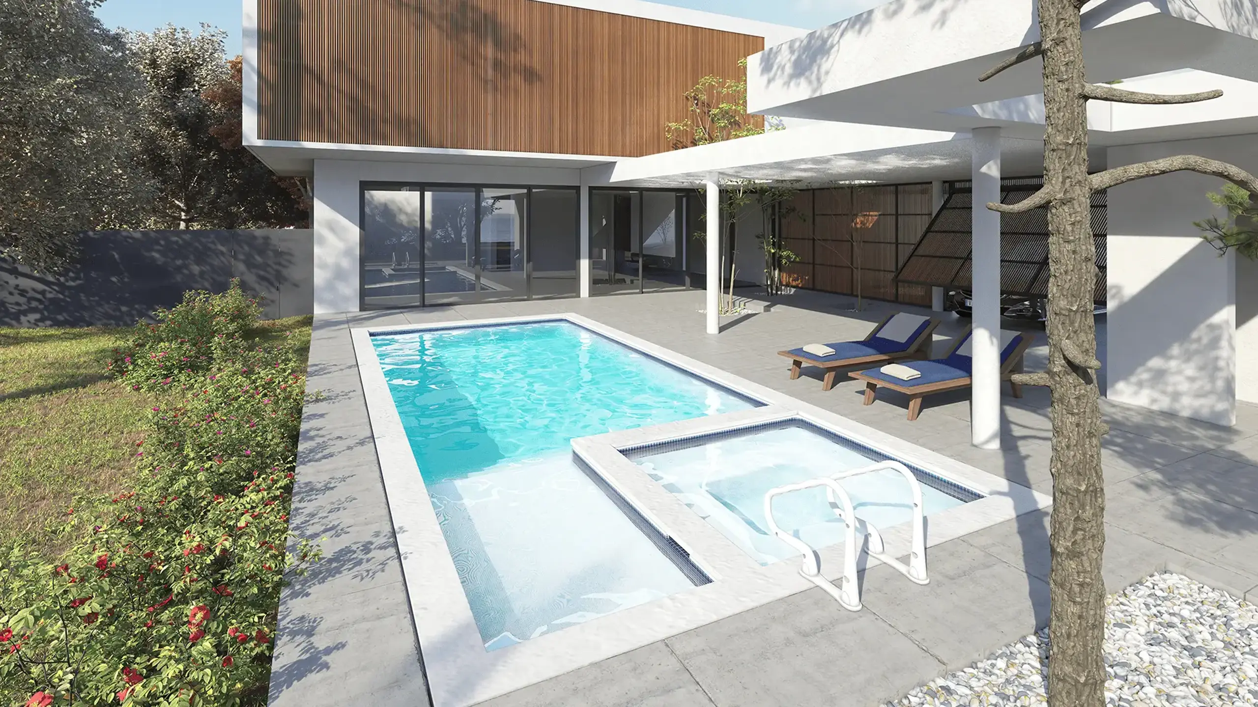 Pool in the Landscape