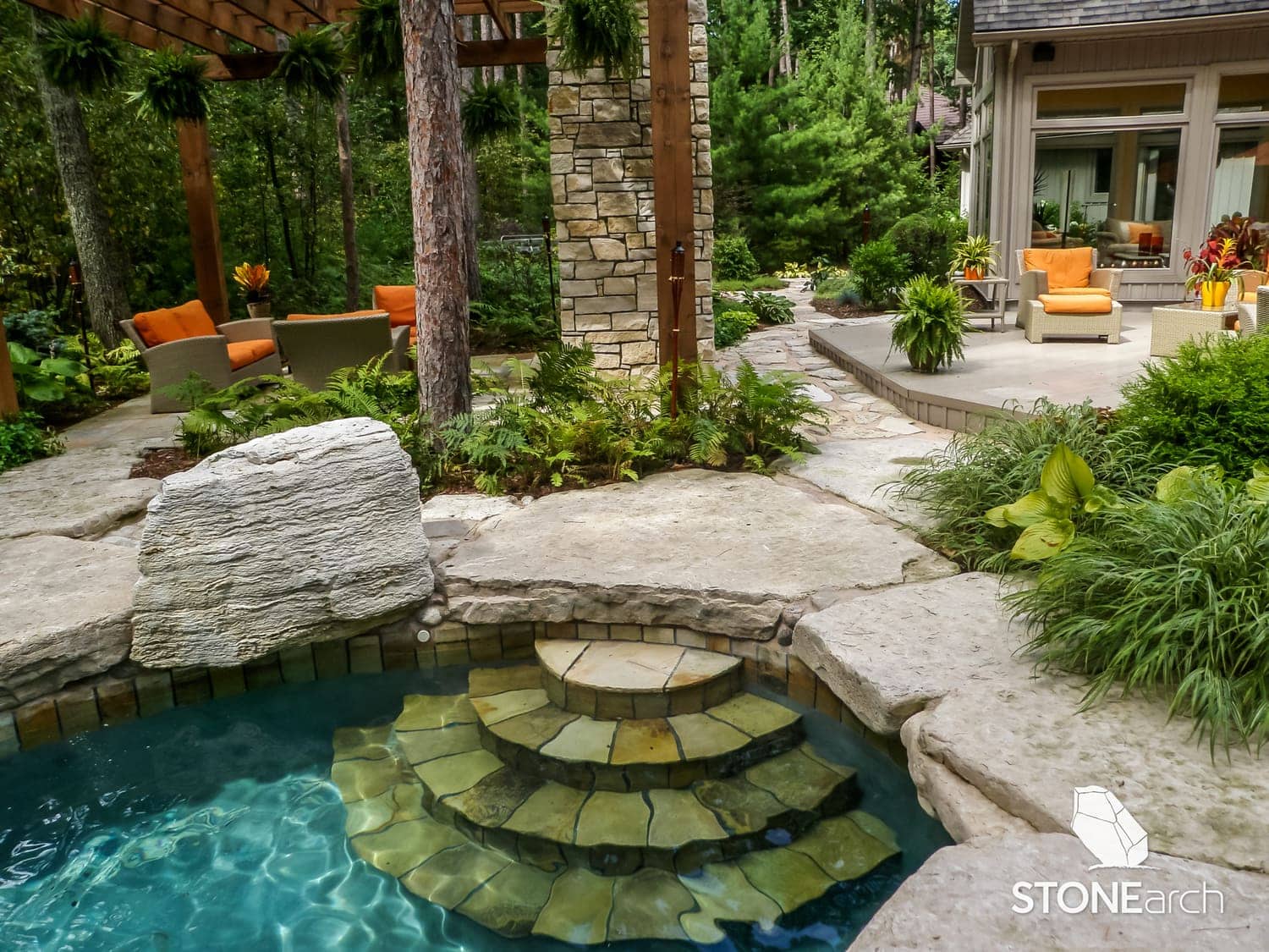 Natural Stone Steps